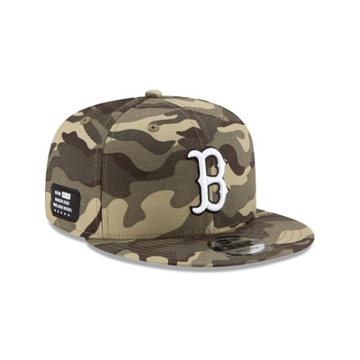 Boston Red Sox Gorra | New Era MLB Armed Forces Weekend 9fifty Snapback Cap Mexico - Verdes